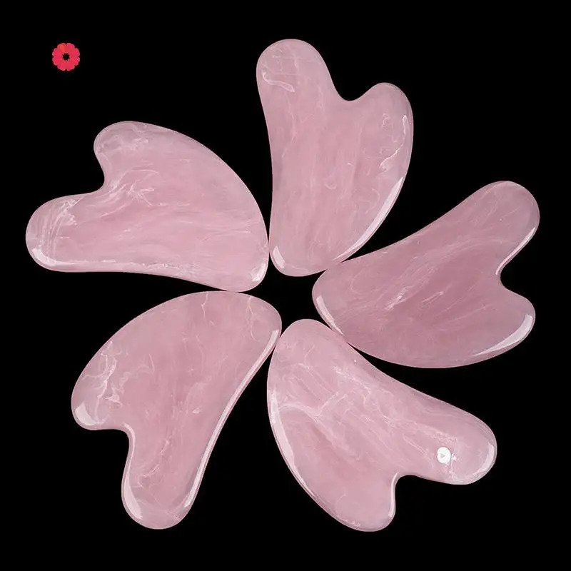 1pc Guasha Scraping Massage Scraper Face Massager Acupuncture Gua Sha Board Resin 78x54cm 240911