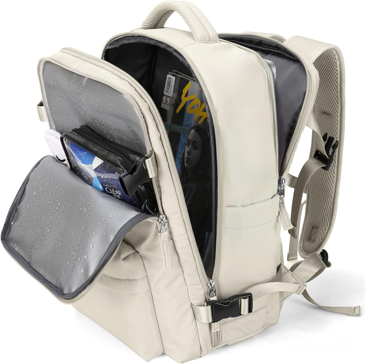 Large Travel Carry on Flight Approved Laptop Work Business Backpack for Women Men