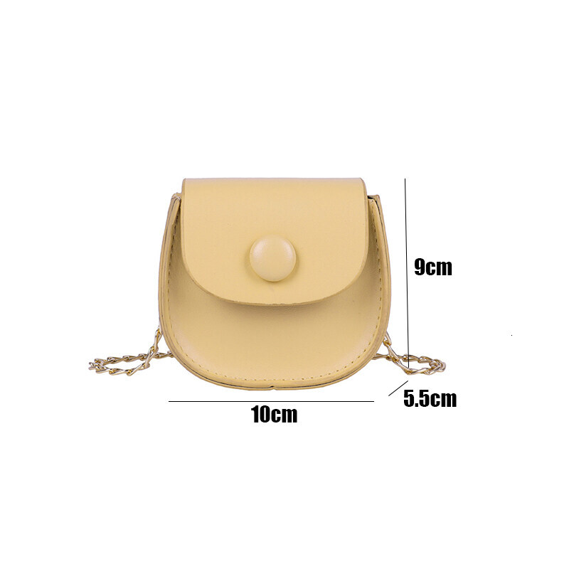 tyle Women Fashion Classy Elegant Small Mini Premium PU Leather Chain Travel Outing Sg Shoulder Bag Crossbody Handbag Pouch - 9576