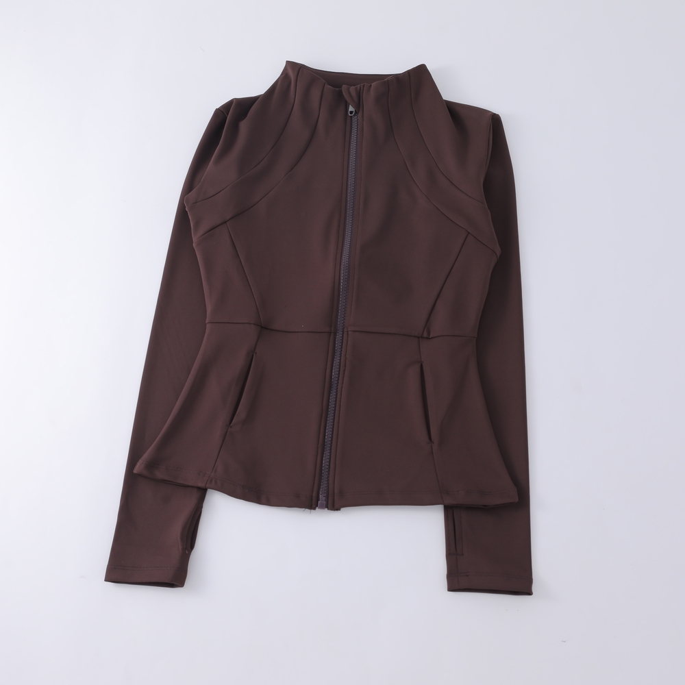 Fiess Clothing Sportswear Tops Ladies Seamless Women Top T Shirt Long Sleeve Yoga Wear Jacket