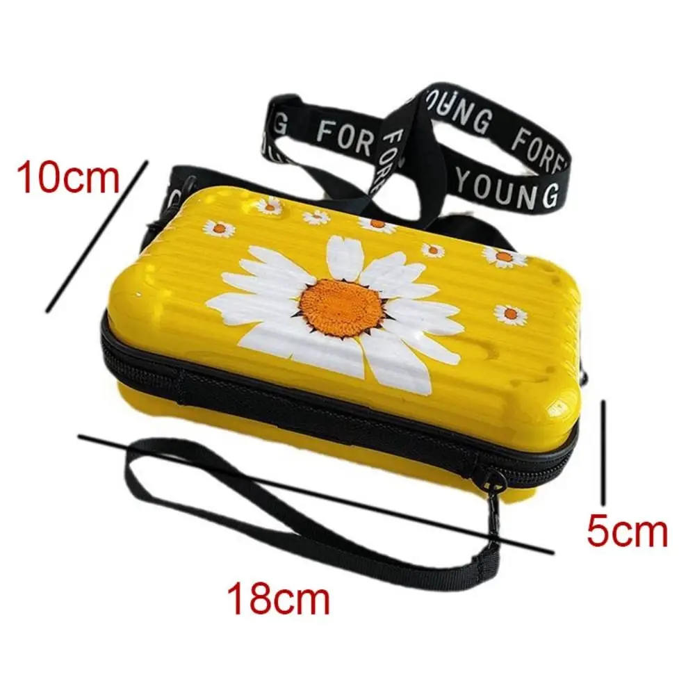 Hard Shell Square Box Bag Portable Cosmetic Bag TLXT Storage Case Shoulder Bag Travel Organizer Phone Bag Travel Make Up Bag