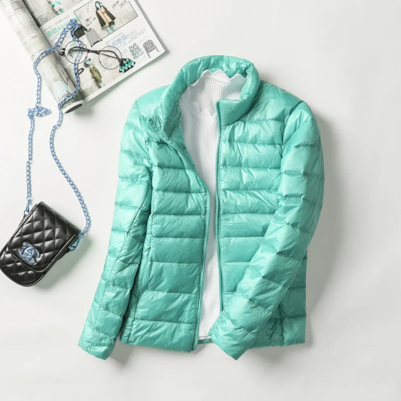 Purple womens down jacket ultra light camping and hiking waterproof winter outdoor windproof warm inflatable 240921