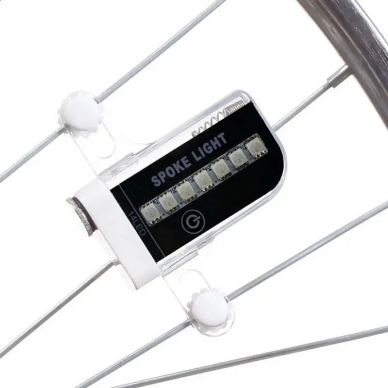 Waterproof Road Bike Bicycle Wheel Tire Stem Rim Decor Cycling LED Spoke Light Lamp Bicycle Accessories Bike Lights 240921