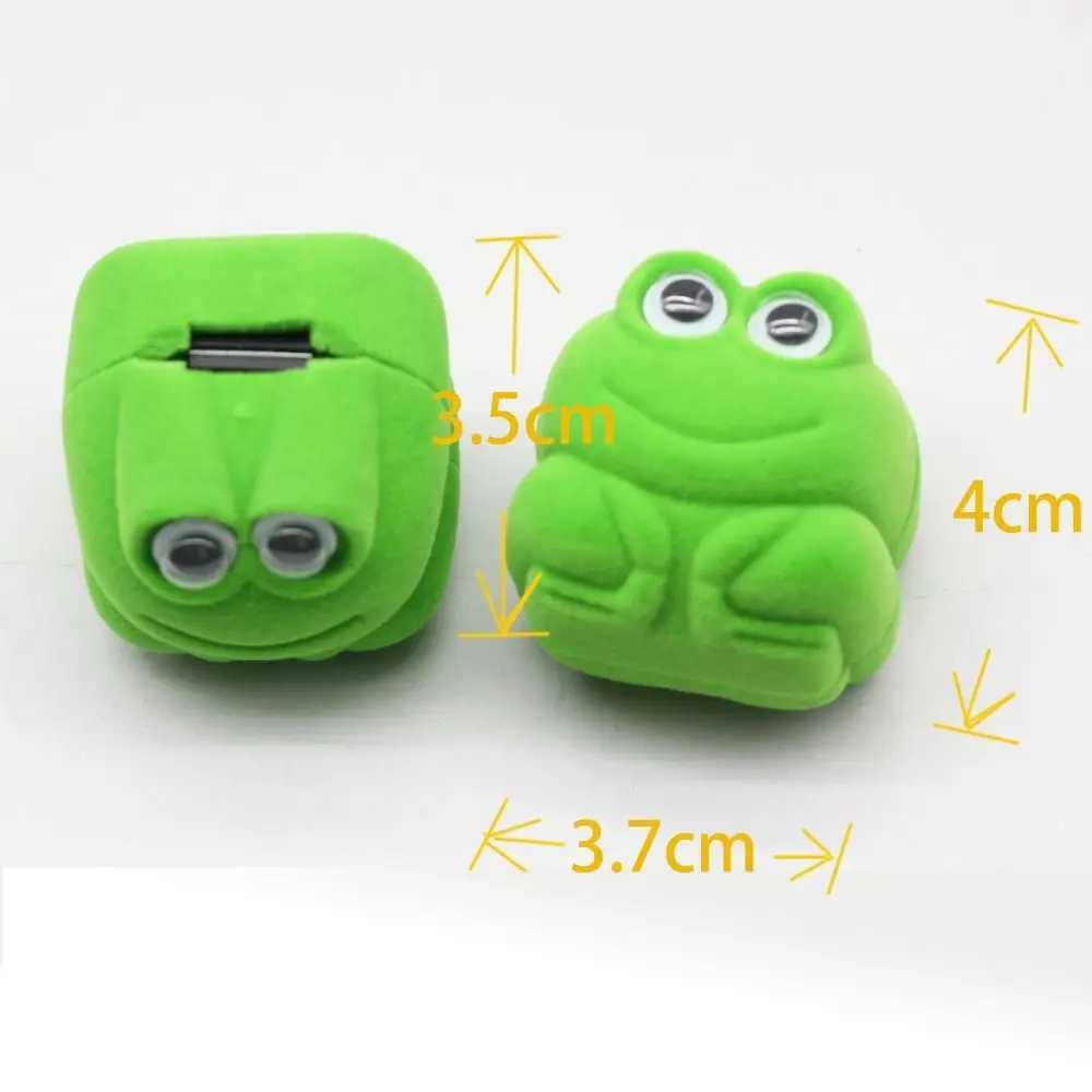 Cute Frog Rings Lover Polymer Clay Resin Acrylic Rings for Women Girls Couple Travel Ring Summer Fashion Animal Jewelry GiftX240921