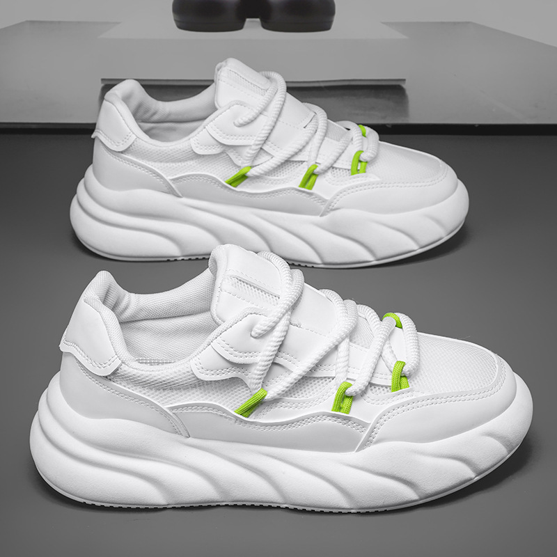 Designer Women Men Outdoor Sneakers Sports Platform Running Height Increasing Bread Shoes Breathable Athleisure Runners Trainers