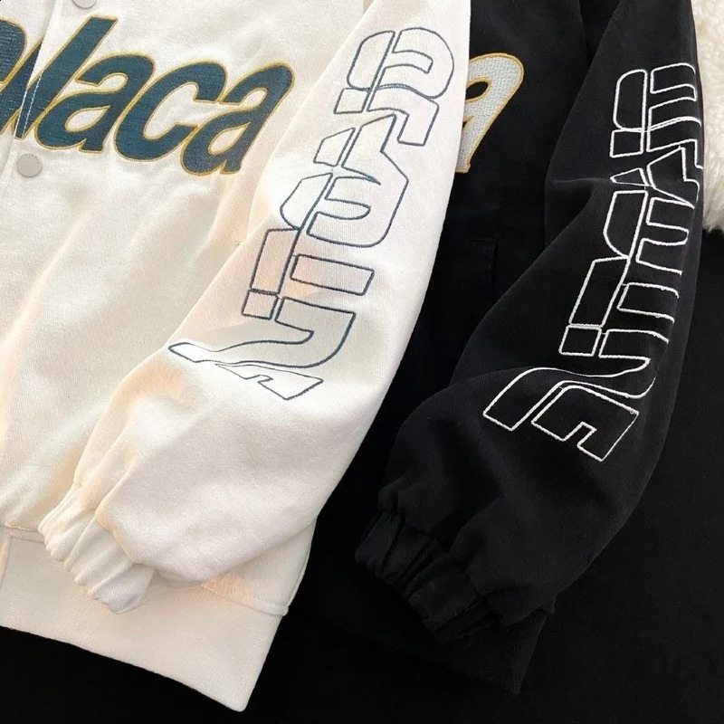 Motorcycle Men Jacket Hiphop High Quality Spring and Autumn Letter Embroidery Jacket American Fashion Vintage Bomber Jacket 240914