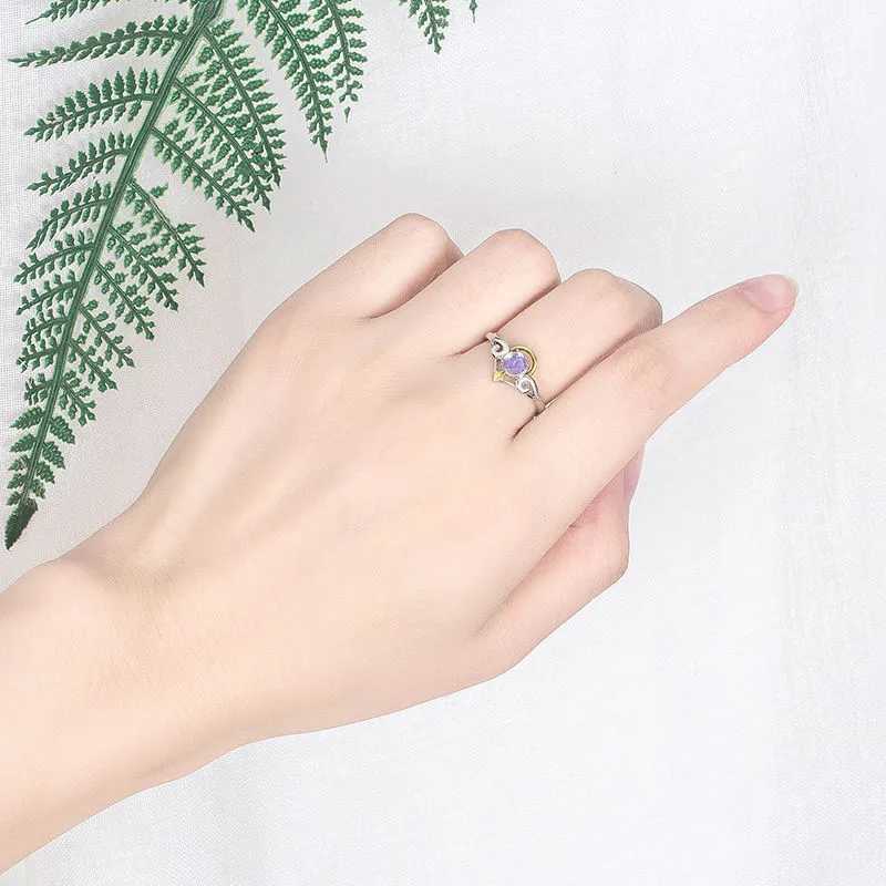 Gothic Punk Angel And Demon Devil Wings Couple Rings For Women Men Fashion Best Friend Wedding Engagement Ring Jewelry GiftsX240921