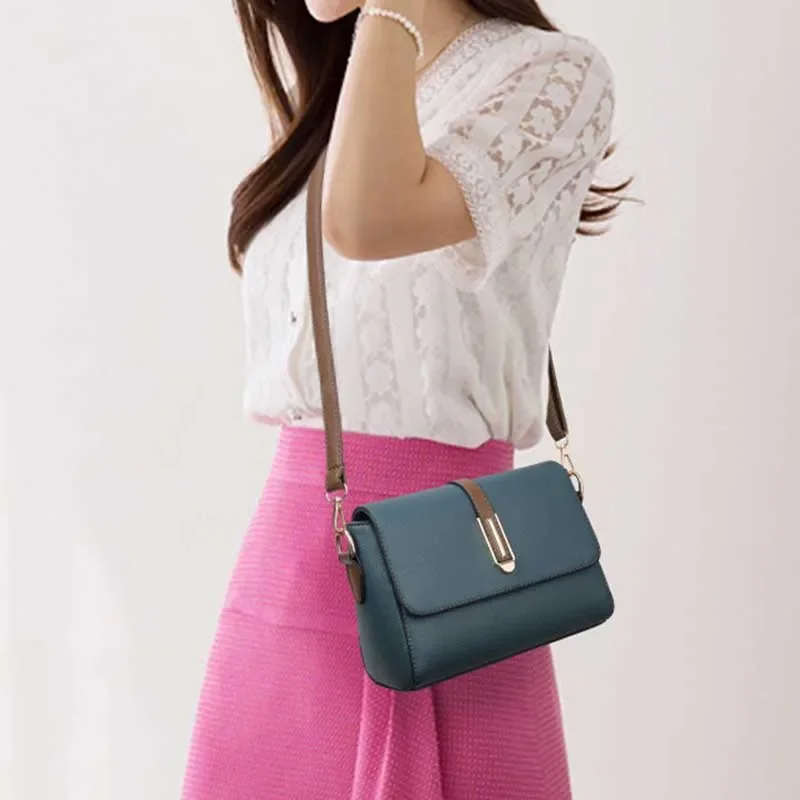 Fashion Designer Crossbody Bag PU Leather Versatile TLXT Messenger Bag Sling Shoulder Women's Bag Small Handbags