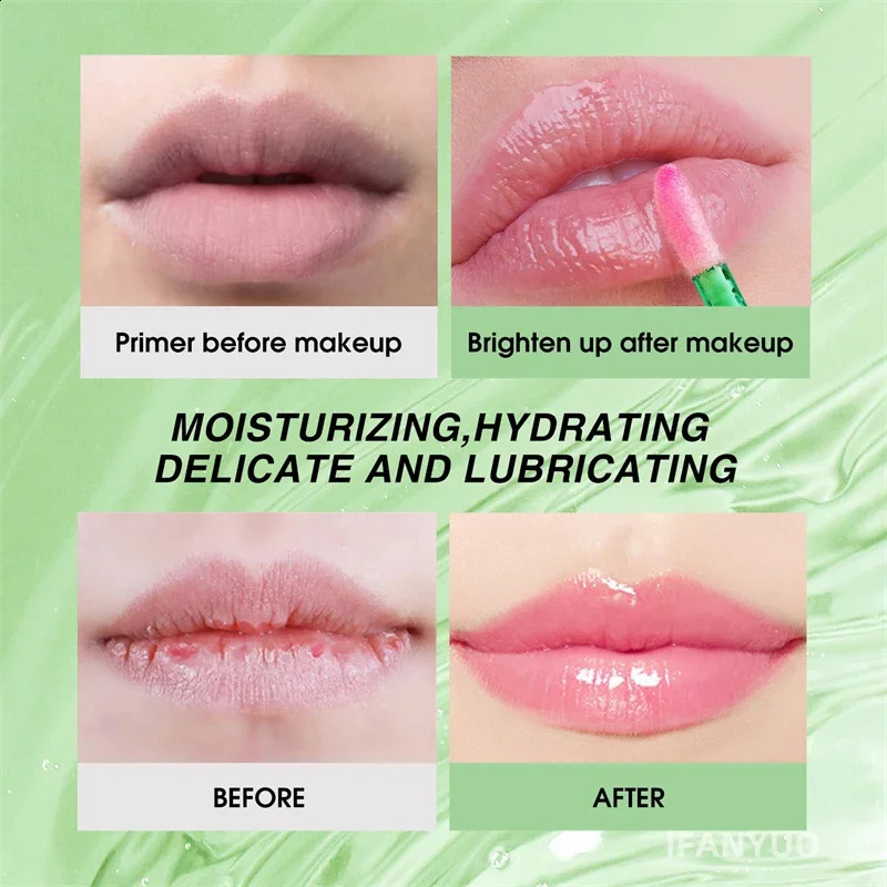 Moisturizing Natural Aloe Vera Color Changing Lip Gloss Long Lasting Nutritious Lips Care Temperature Change Balm Lipstick 240911
