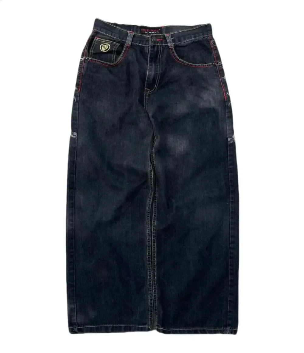 SIRI Street Wear Y2K Loose Jeans Harajuku Hiphop Denim Trousers For men and Women Gothic High Casual 240911