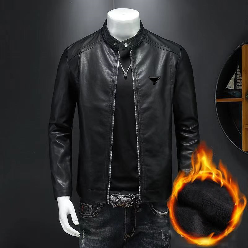 Men's Real Leather Jacket Men Motorcycle winter coat Men Warm Genuine Leather Jackets Men's Designer fashion Jackets