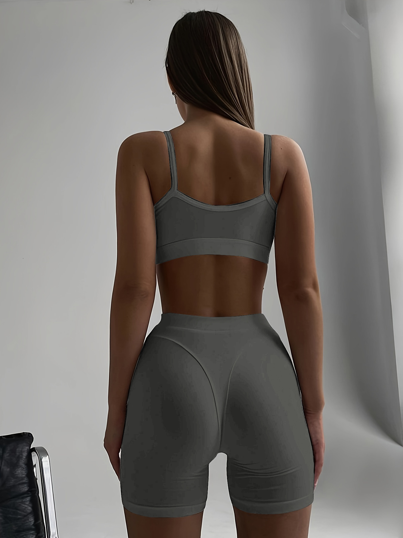 High Waist Stretch Tights Fiess Butt Lifter Sport Legging Pants Plus Size Yoga Shorts For Women