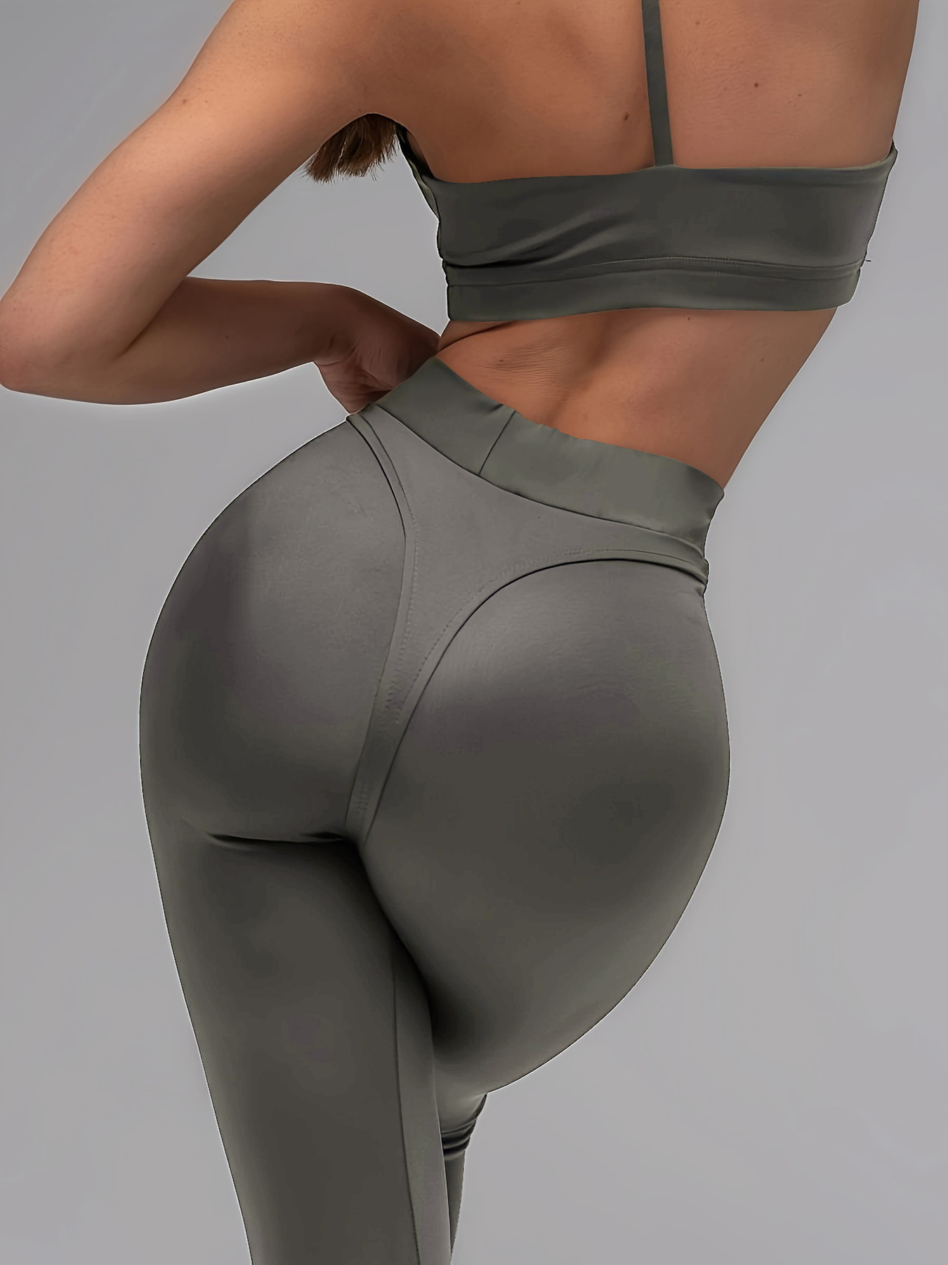Black Sexy High Waist Scrunch Leggings Thick Workout Butt Lifting Plus Size Tights Yoga Pants For Women