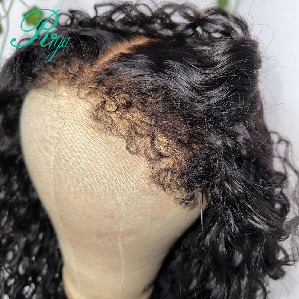 Burmese 13x4 Front Wig With Edges Deep Curly 13x6 Lace Frontal Wigs For Women 250% Remy Human Hair