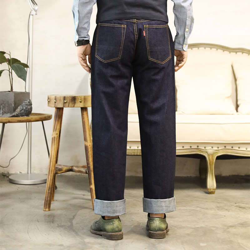Red Tornado Japan Imported 12oz Selvedge Denim Jeans For Men Loose Straight Fit