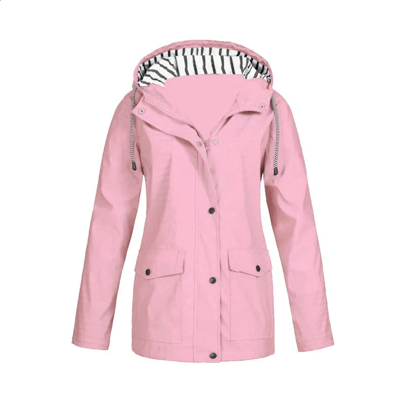 Womens Jacket Windbreaker Outdoor Mountaineering Waterproof Trench Coat for Women Jackets Coats 240919