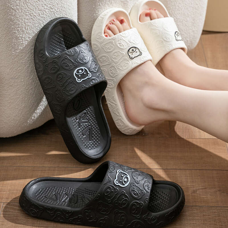 Fashion Summer Couple Non-slip Flat Slides Lithe Thin Seabeach Sandals Men Women Casual Slippers Ladies' Home Indoor Flip ps