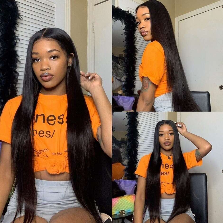 Tracy Bone Straight Wigs Wear And Go Glueless Human Hair Pre Cut 4x6 Hd Lace Closure Wig