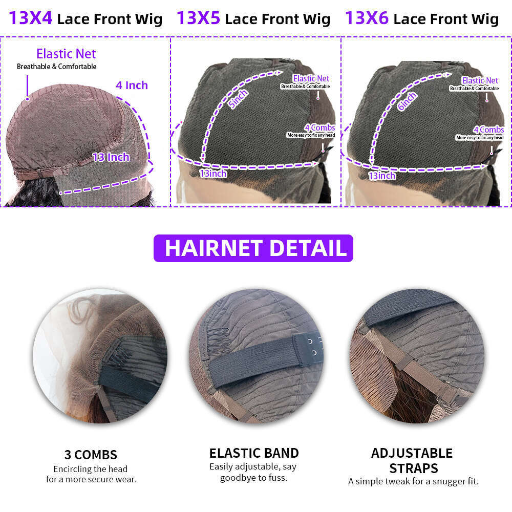 Loose Deep Wave Wig Human Hair Ready To Wear13x4 13x6 Lace Closure Curly Highlight Ombre 4/27 Preplucked Haire Pre Cut