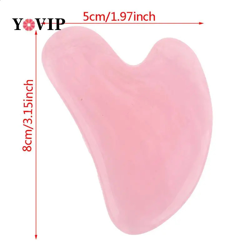1pc Guasha Scraping Massage Scraper Face Massager Acupuncture Gua Sha Board Resin 78x54cm 240911