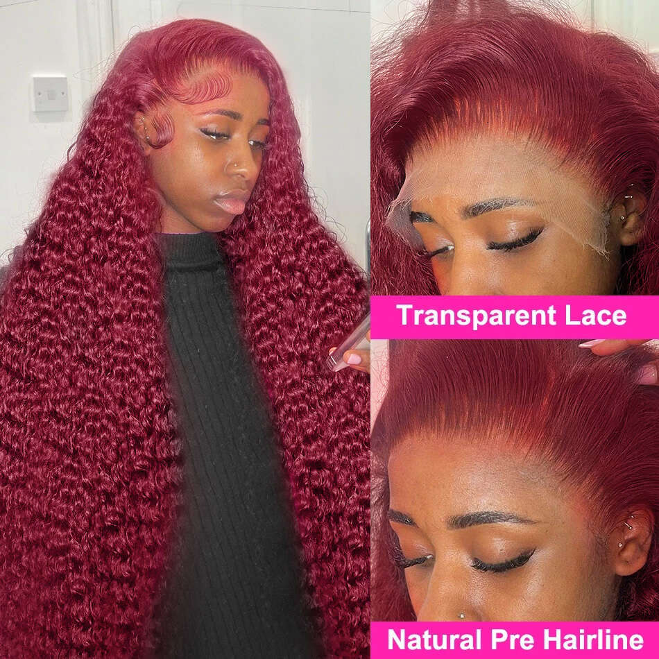 Sophianna Bury 13x6 Hd Frontal Human Hair Deep 13x4 Curly Water Wave Lace Front Wig Brazilian Wigs On Sale