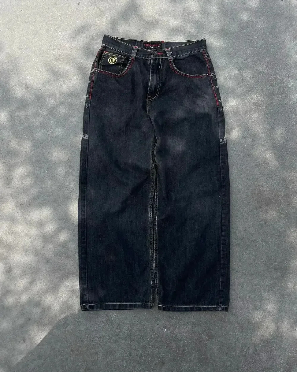 SIRI Street Wear Y2K Loose Jeans Harajuku Hiphop Denim Trousers For men and Women Gothic High Casual 240911