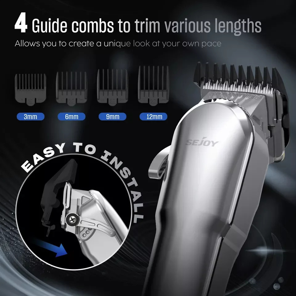 SEJOY Electric Hair Trimmer for men Professional Clipper Man cutting machine 240911