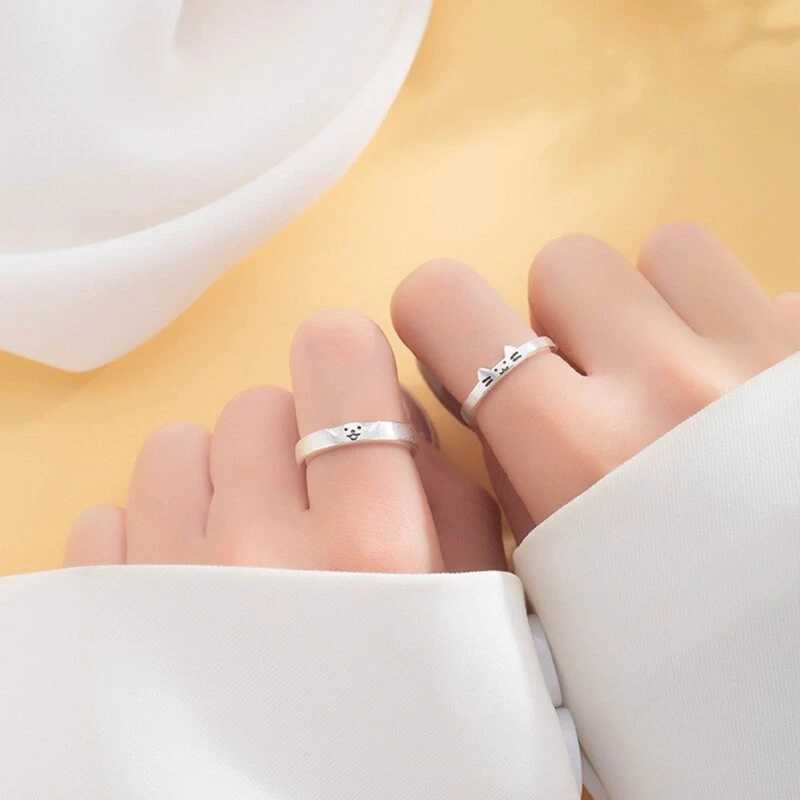 His and Hers Rings Jewelry Delicate and Stylish Couple Rings Adornment for GiftsX240921