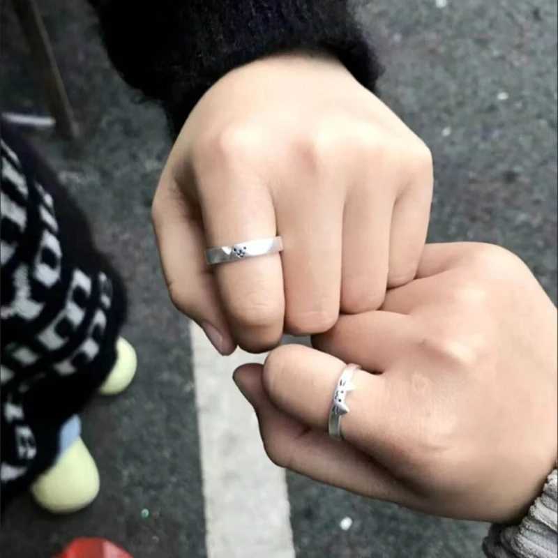 His and Hers Rings Jewelry Delicate and Stylish Couple Rings Adornment for GiftsX240921