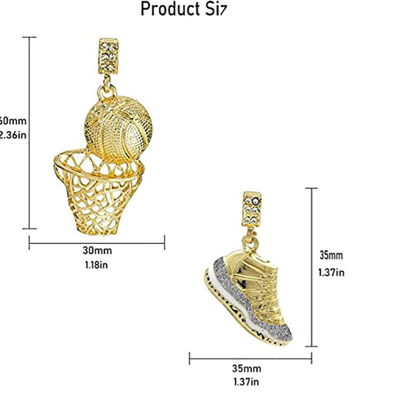 New Basketball Necklace Hip Hop Cuban Men's Accessories Vintage Necklace Free shipping