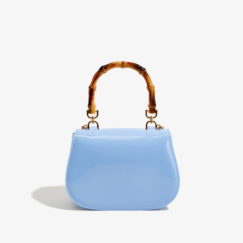 PVC Jelly Bag Fashionable and versatile hand-held cute bamboo shell bag b968