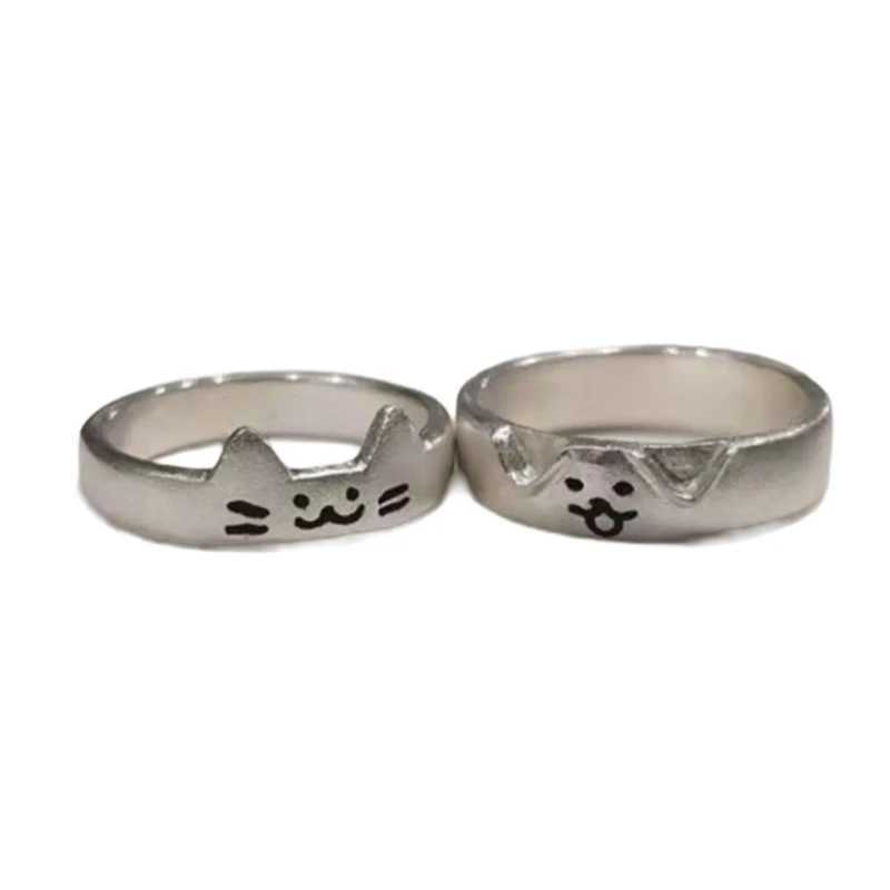 His and Hers Rings Jewelry Delicate and Stylish Couple Rings Adornment for GiftsX240921