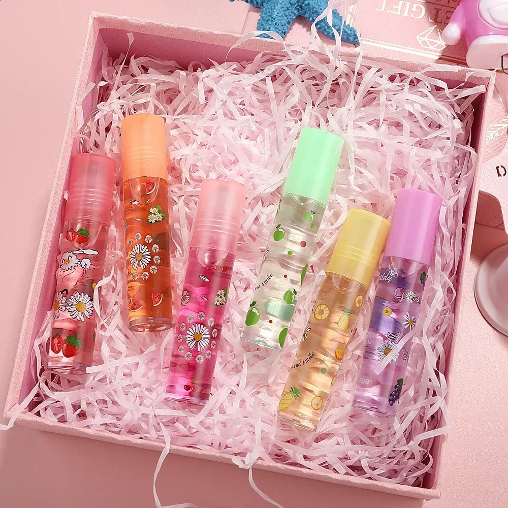 Mirror Water Lip Gloss Glaze Transparent Glass Oil Liquid Lipstick 6 Colors Randomly Lipgloss Moisturizing Make Up 240911