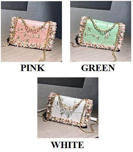 Dawaar Pearl ral Sg Shoulder Bag Dinner Event Handbag Beg Wanita 9R4
