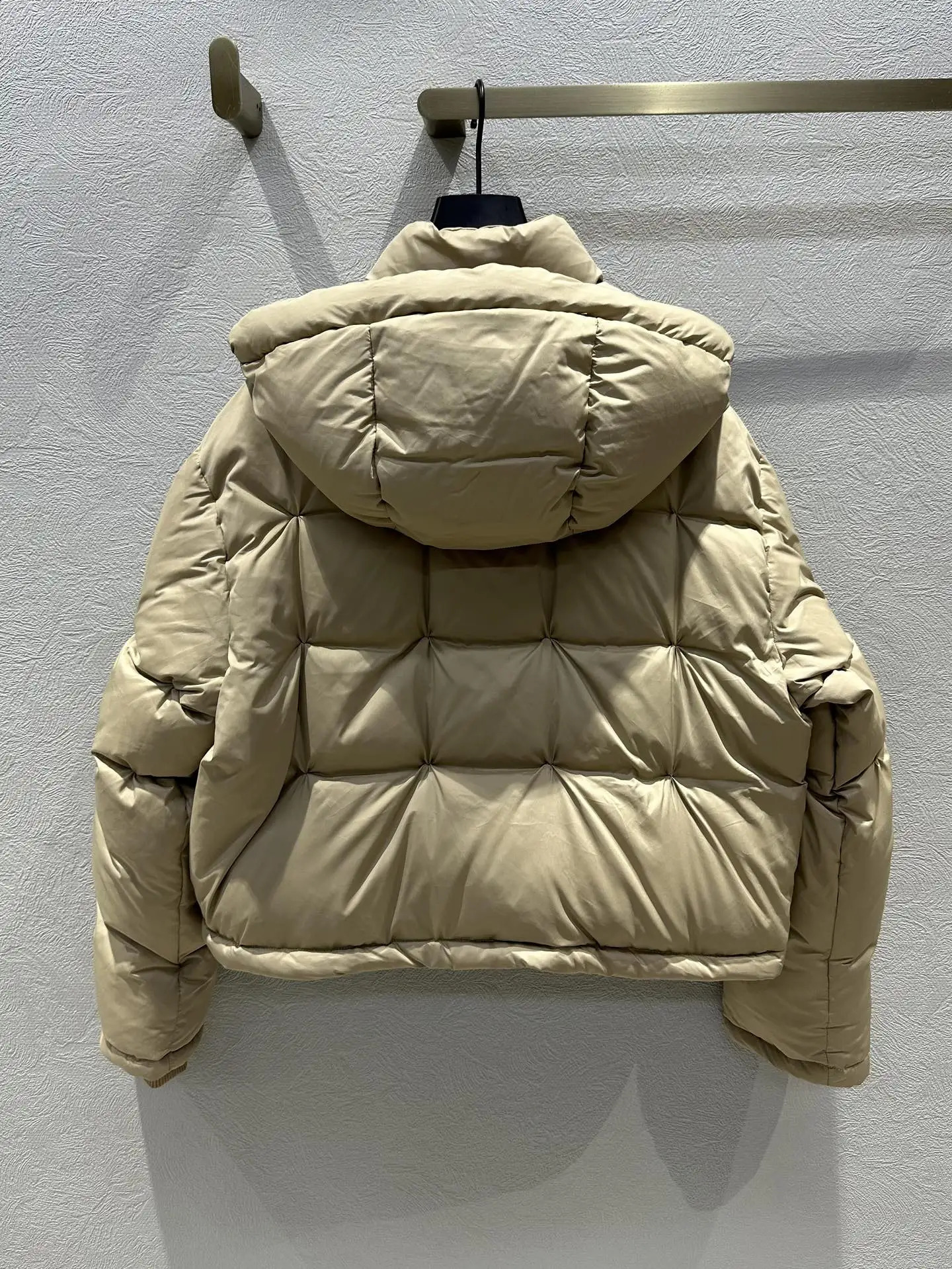 5090203820 Womens 24 Autumn/Winter High end Fashion Hooded White Duck Down Jacket. 240913