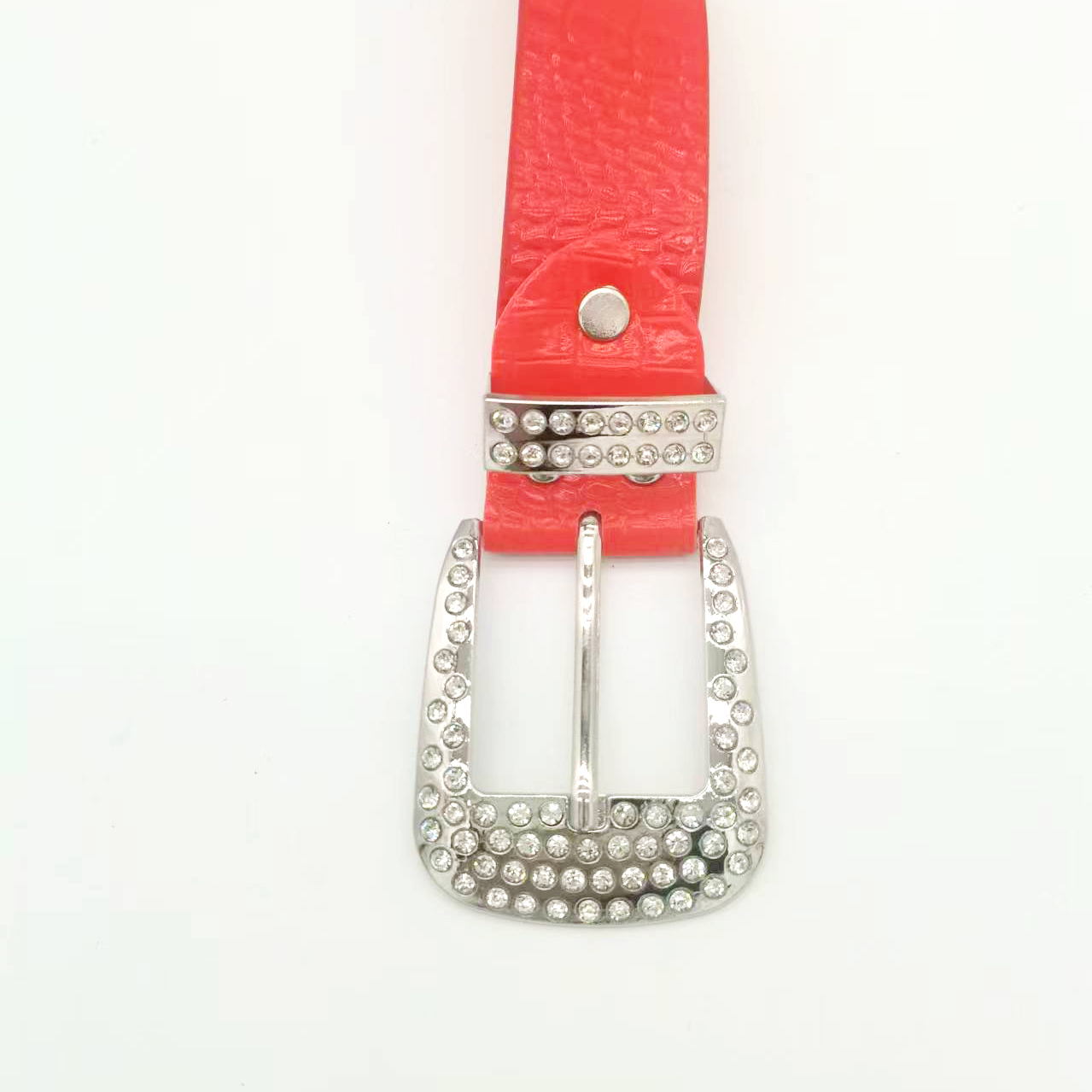 New Trend Bling Bling Rhinestone Belt Western Cowboy Crystal Studded Leather Diamond Belt For Jeans