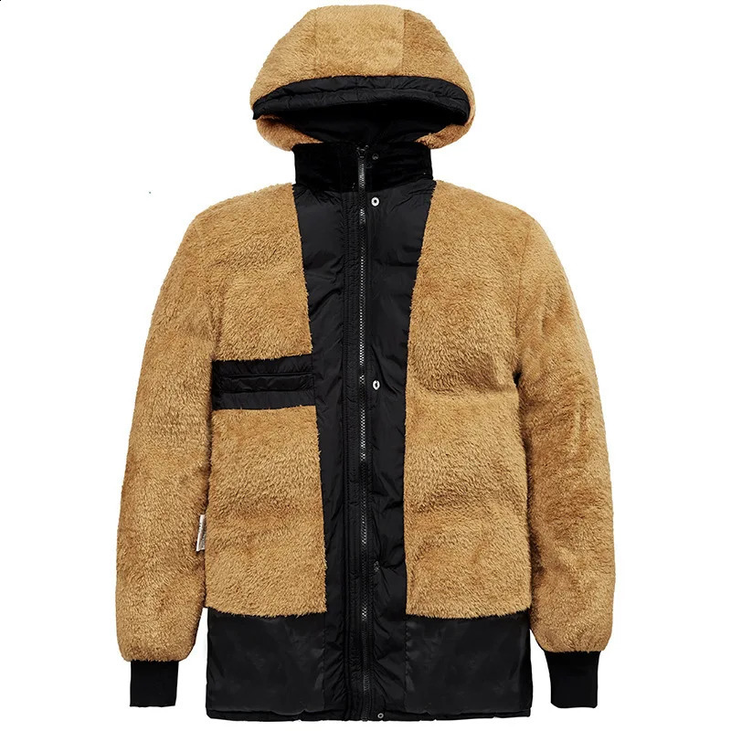 Winter Thick Men Outdoor Parka Coat Plus Size Fur Linner Warm Jacket Male Big Pockets Snow Windbreak Outwear Sport Parkas 240911