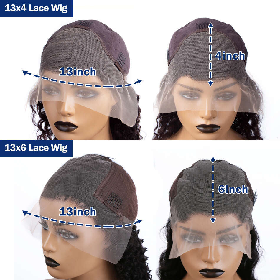 30 38Inch 13x6 HD Transparent Reddish Brown Front Human Hair Wigs Colored 250% Body Wave 13x4 Lace Frontal Wig Brazilian