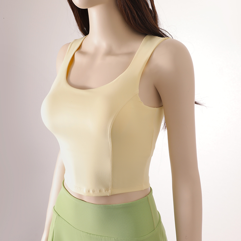 Bra Women Sexy Drawstring Back Spaghetti Strap Sports Underwear Running Fiess Yoga Camisole Tank Top