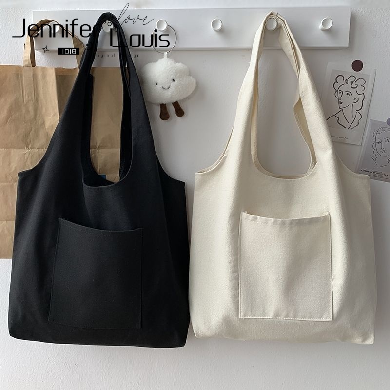 HD Women Canvas Korean Version High Capacity Shoulder Bags All-Match Tote Bag