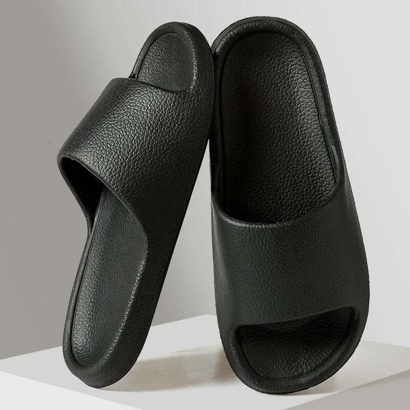 Thick Platform Bathroom Home Slippers Women Fashion Soft Sole EVA Indoor Slides Men sandals 2023 Summer Non-slip Flip ps