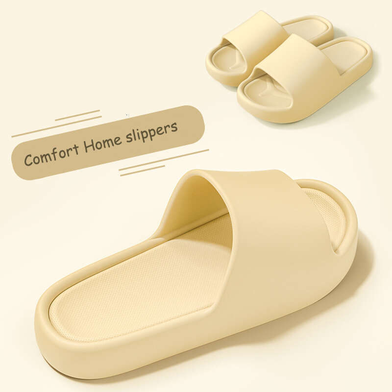 Thick Platform Pillow Slippers Women Lightweight Soft Sole Cloud Slides Woman 2024 Summer Non Slip Beach Sandals Eva Flip ps