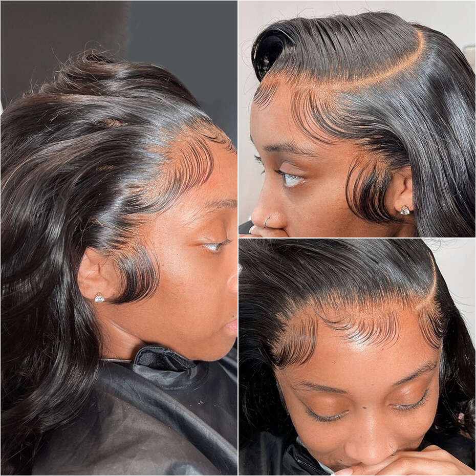 360 Frontal Human Pre Plucked Wigs Brazilian Transparent 13x4 13x6 Body Wave Glueless Lace Wig For Women Bg Hair
