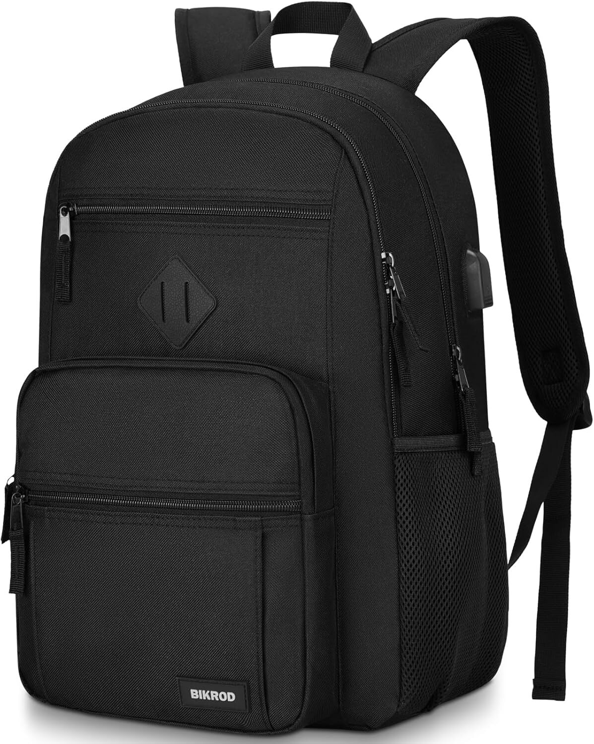 Men Women, for Teens Boys and Girls, Lightweight Casual High School Bobag, Daily-use Travel Laptop Backpack with USB Charging Port Fits 15.6 Inch