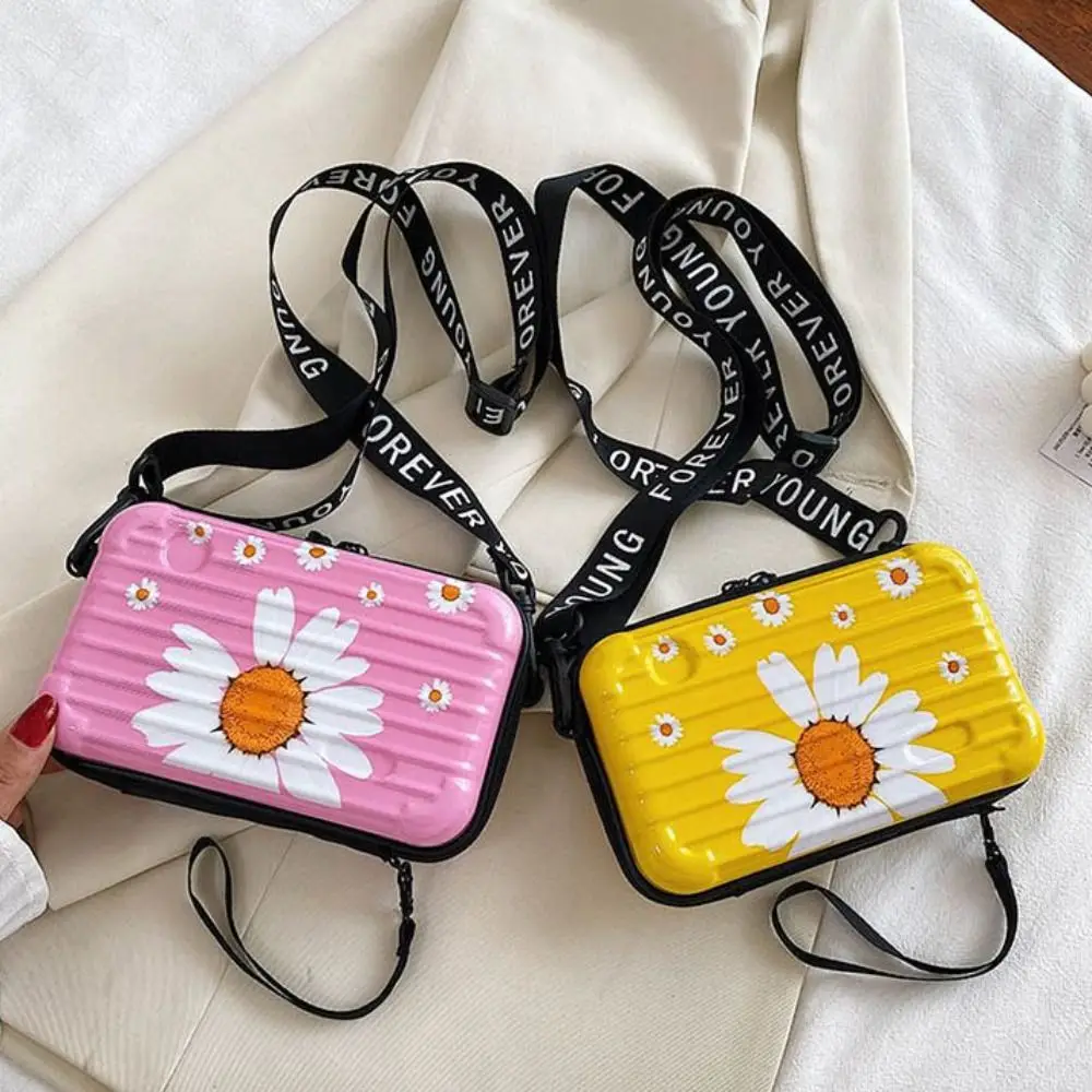 Hard Shell Square Box Bag Portable Cosmetic Bag TLXT Storage Case Shoulder Bag Travel Organizer Phone Bag Travel Make Up Bag
