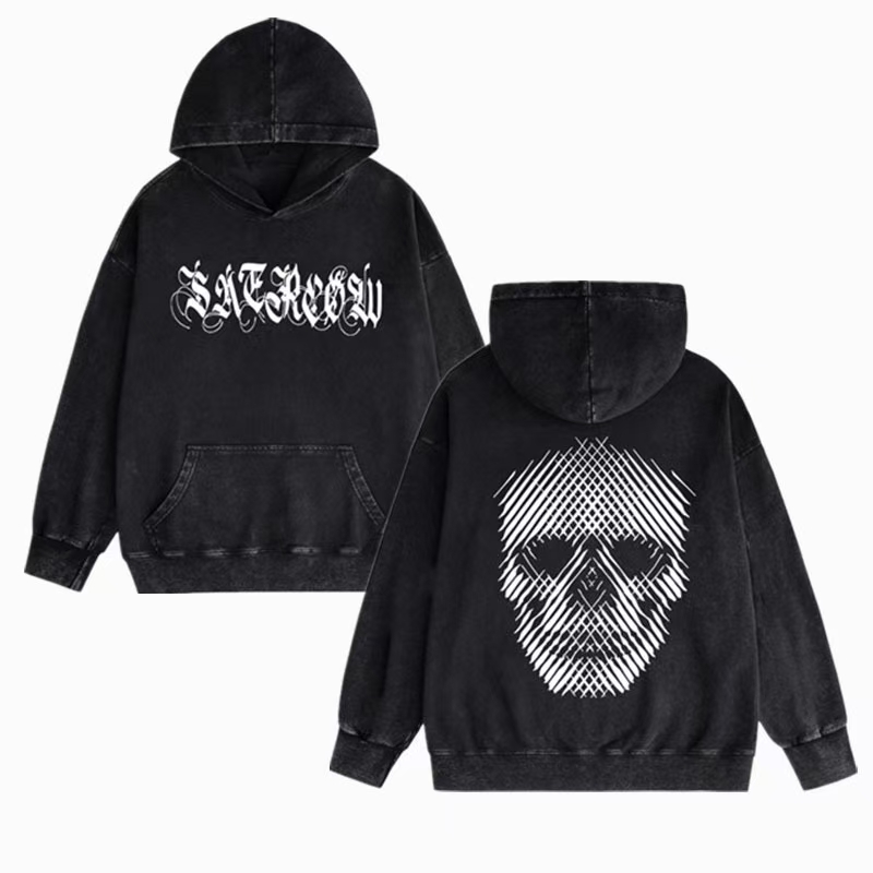 European and American high streets are washed retro to make old designer hooded sweaters, and men and women are loose and slim in spring and autumn.