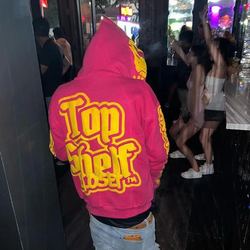 Men Star Letter Printed Hoodies Y2K Autumn Retro Long Sleeve Oversized Sweatshirts Female Harajuku Hip-hop Zipper Hooded Jackets 240913