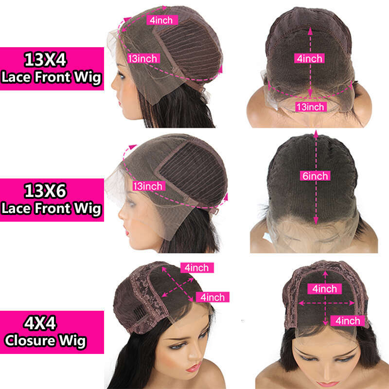Body Wave 4/27 Colored 13x4 Lace Frontal with Baby Human Ombre Honey Color 4x4 Closure Wig Brazilian Hair Wigs