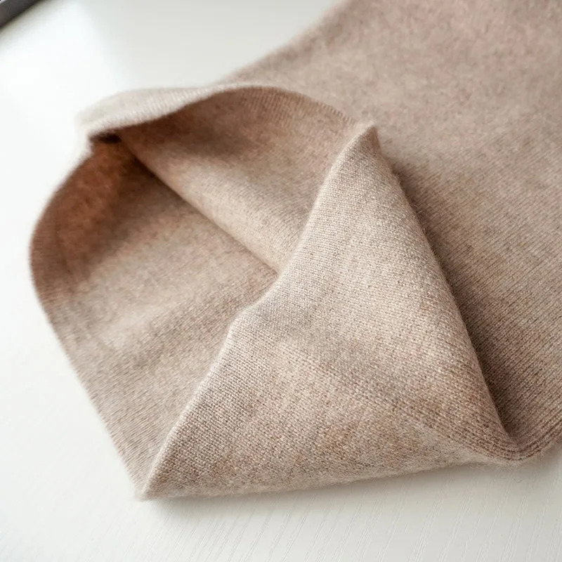 Womens 100% Australian wool knitted wide leg pants winter warm pants pure wool womens pants 240921