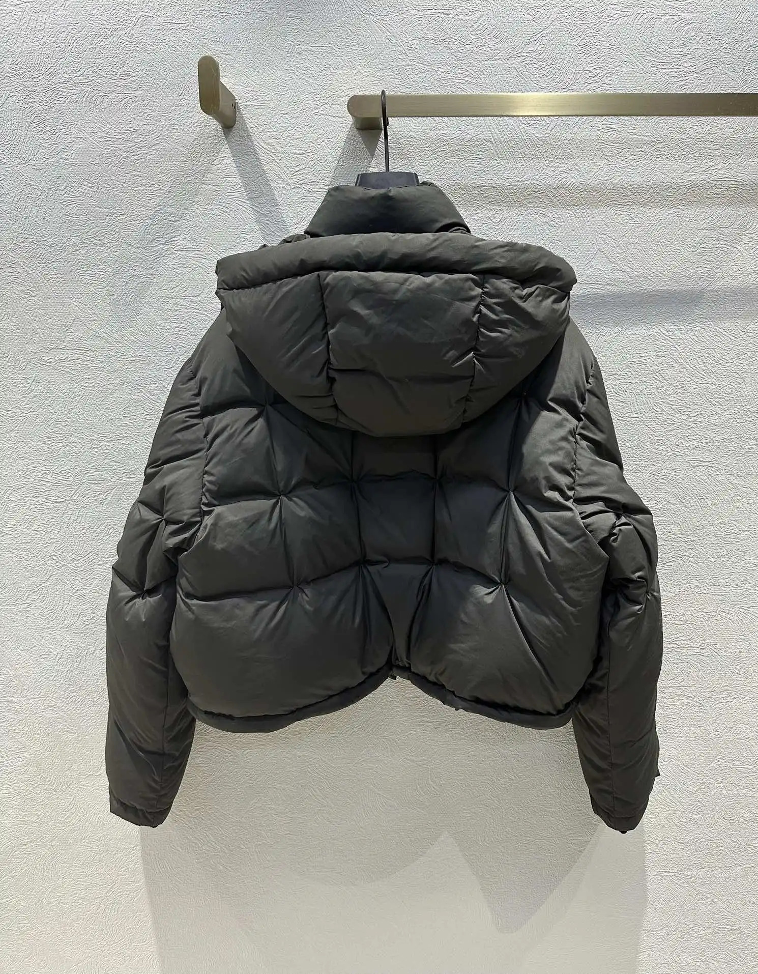 5090203820 Womens 24 Autumn/Winter High end Fashion Hooded White Duck Down Jacket. 240913